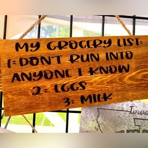 Decorative kitchen sign